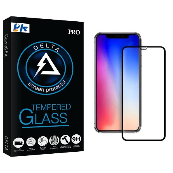 محافظ صفحه نمایش سرامیکی پی کی مدل Delta Glass مناسب برای گوشی موبایل اپل IPHONE XS/11PRO