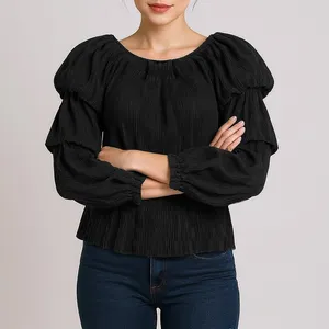 بلوز آستین بلند زنانه کد 001