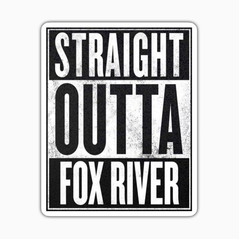 استیکر لپ تاپ و موبایل بووم طرح سریال فرار از زندان مدل متن1 کد LB21