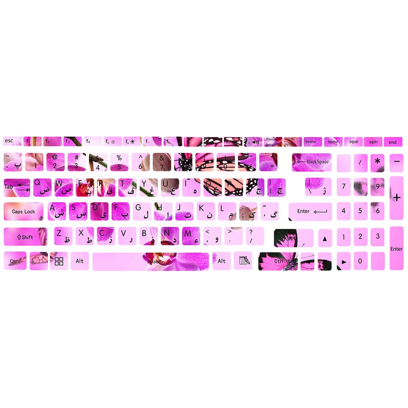  برچسب حروف فارسی کیبورد کد B-07