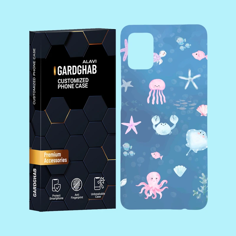 کاور گارد قاب علوی مدل حیوانات مناسب برای گوشی موبایل سامسونگ Galaxy A31