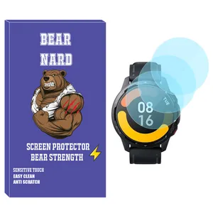 محافظ صفحه نمایش شیشه‌ای برنارد مدل SH-BR مناسب برای ساعت هوشمند شیائومی Watch S1 Active بسته سه عددی
