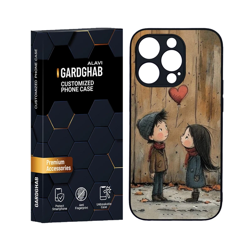 کاور گارد قاب علوی مدل دورژله ای فانتزی مناسب برای گوشی موبایل اپل iPhone 14 Pro