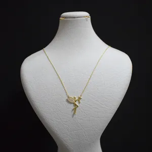 گردنبند نقره زنانه پاپاتیا سیلور مدل فرشته