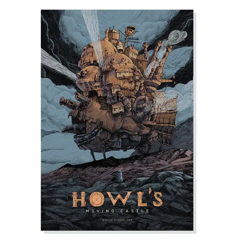 پوستر طرح انیمه سینمایی میازاکی قلعه متحرک هاول
