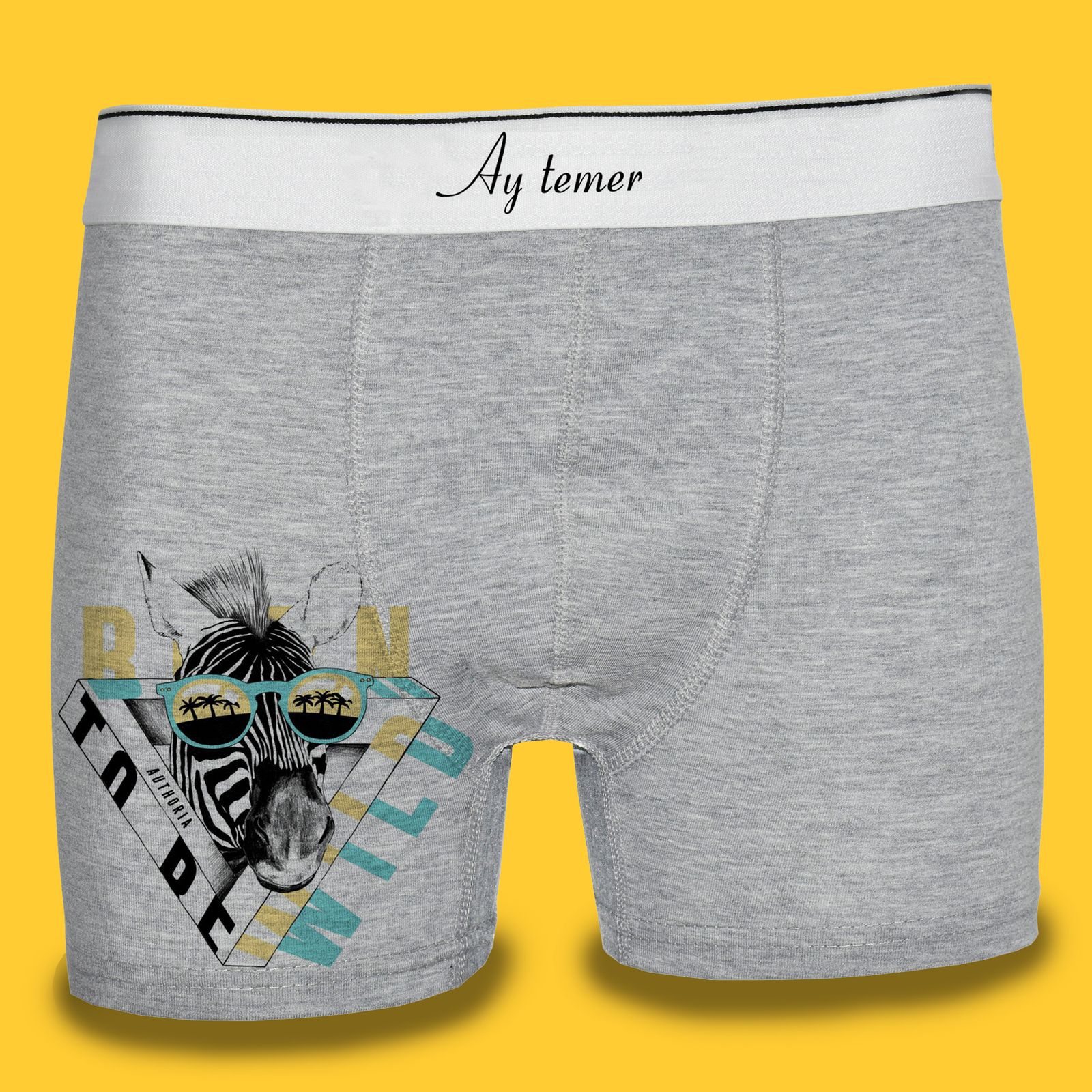 شورت مردانه آی تمر مدل گورخر کد 252 -  - 2