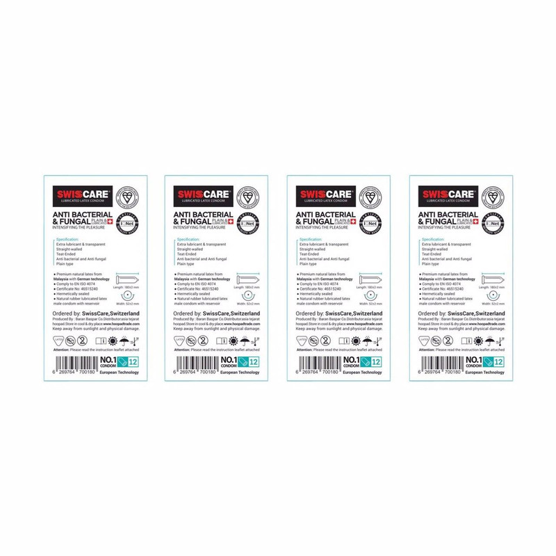 کاندوم سوئیس کر مدل Anti Bacterial مجموعه 4 عددی کاندوم سوئیس کر مدل Anti Bacterial مجموعه 4 عددی