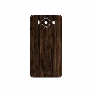 MAHOOT Dark Walnut Wood Cover Sticker for Microsoft Lumia 950