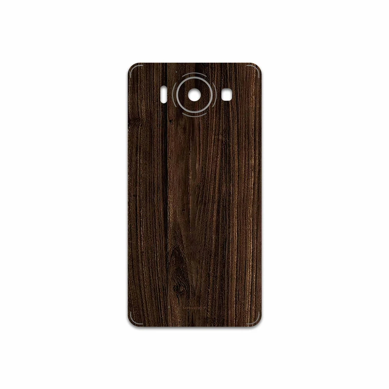 برچسب پوششی ماهوت مدل Dark Walnut Wood مناسب برای گوشی موبایل مایکروسافت Lumia 950