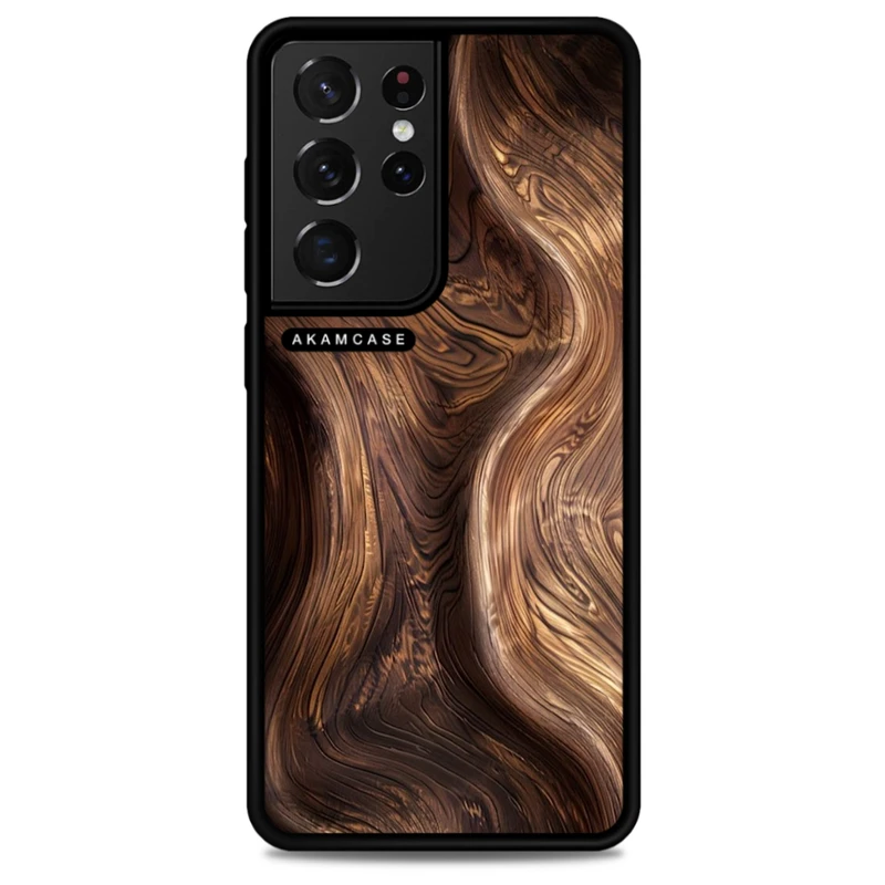 کاور آکام مدل AMC-WSGS21U-WOOD-8 مناسب برای گوشی موبایل سامسونگ Galaxy S21 Ultra