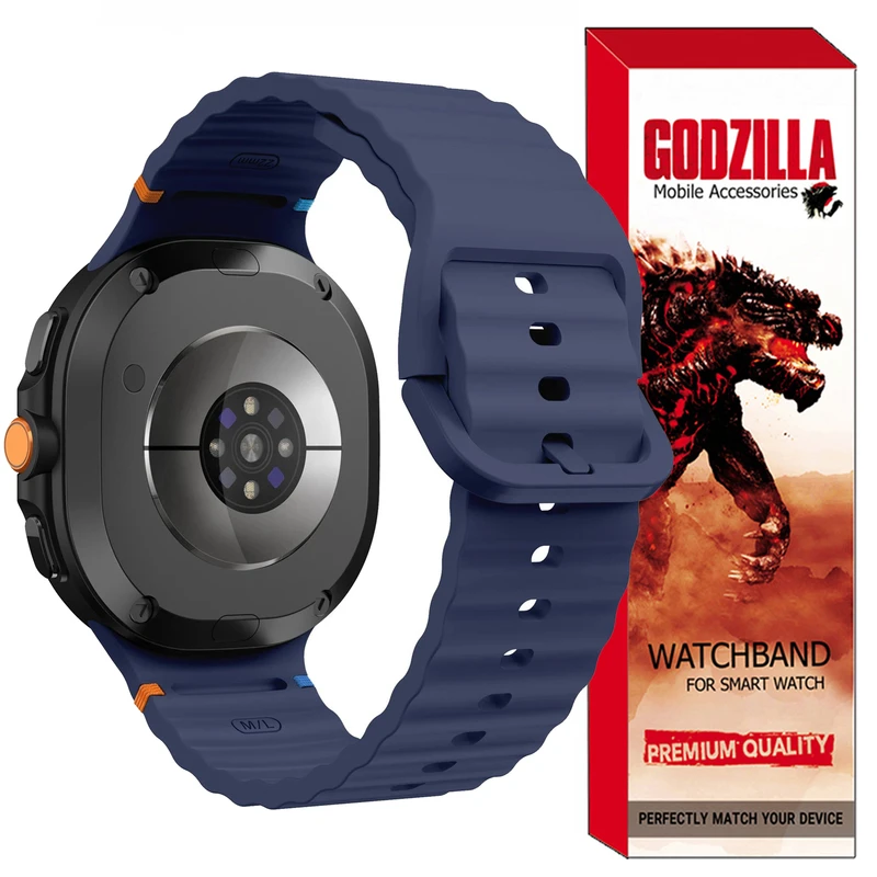 بند گودزیلا مدل SILICONE  مناسب برای ساعت هوشمند سامسونگ Galaxy Watch 8 44MM / 40MM