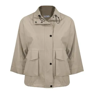 کت زنانه مدل ZW494 رنگ کرم   روشن