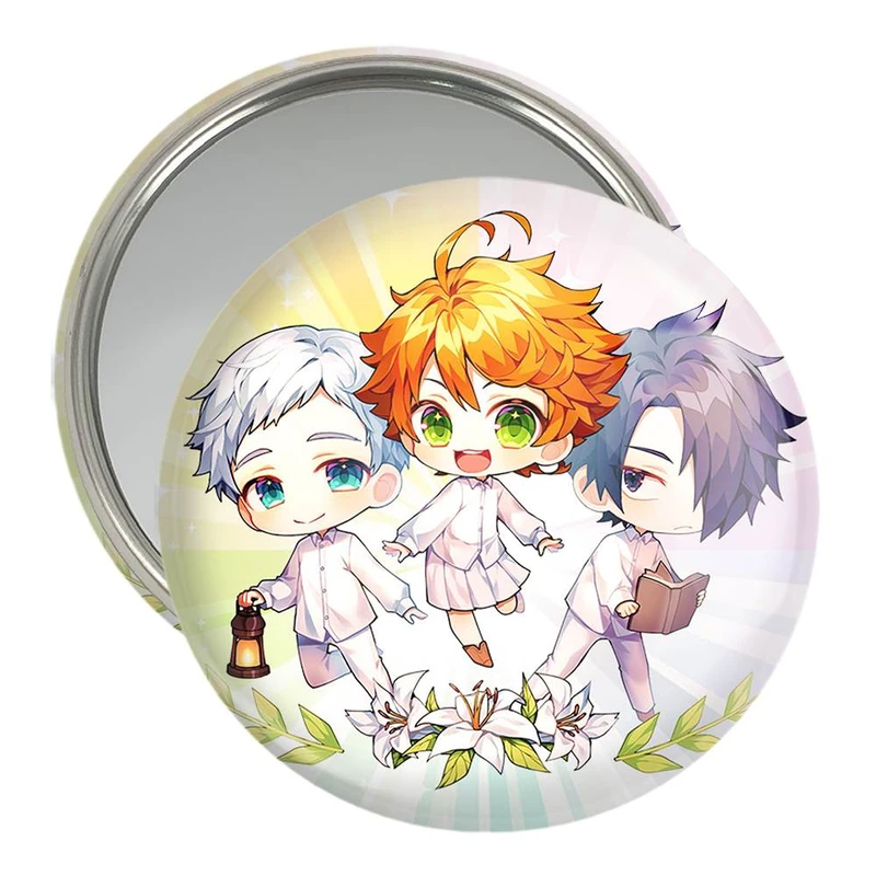 آینه جیبی خندالو مدل انیمه ناکجا آباد موعود Promised Neverland  کد 10120