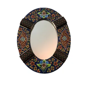 قاب آینه خاتم کاری مدل تذهیب کد 3118