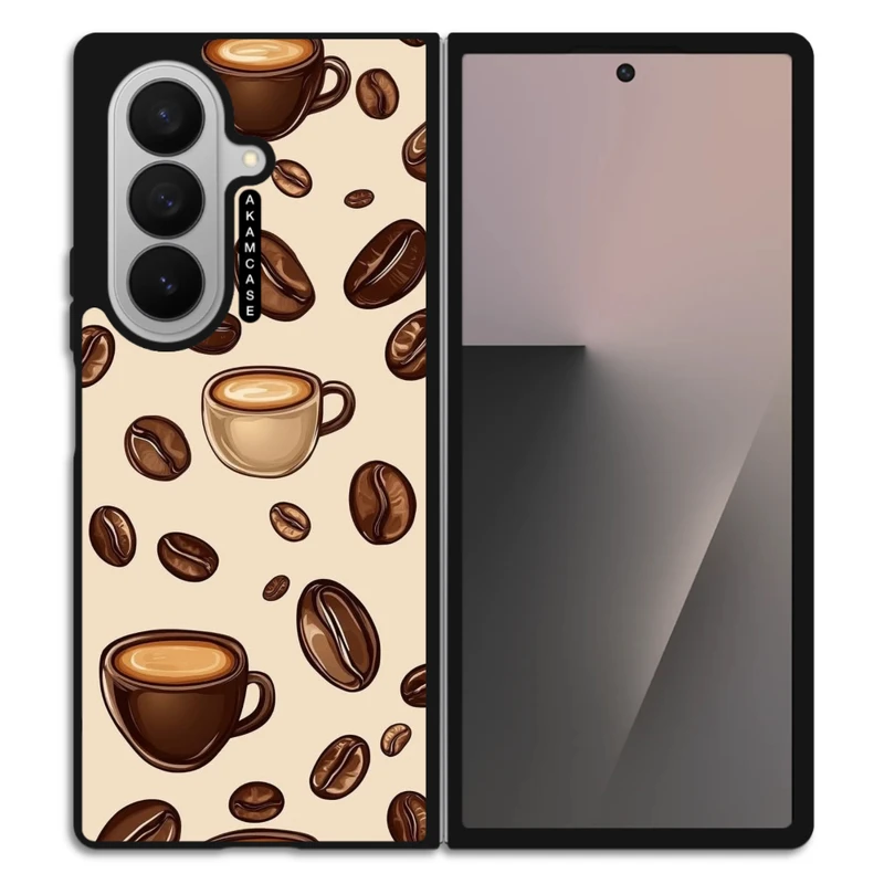 کاور آکام مدل AMC-WSGZFOLD7-COFFEE-10 مناسب برای گوشی موبایل سامسونگ Galaxy Z Fold 7