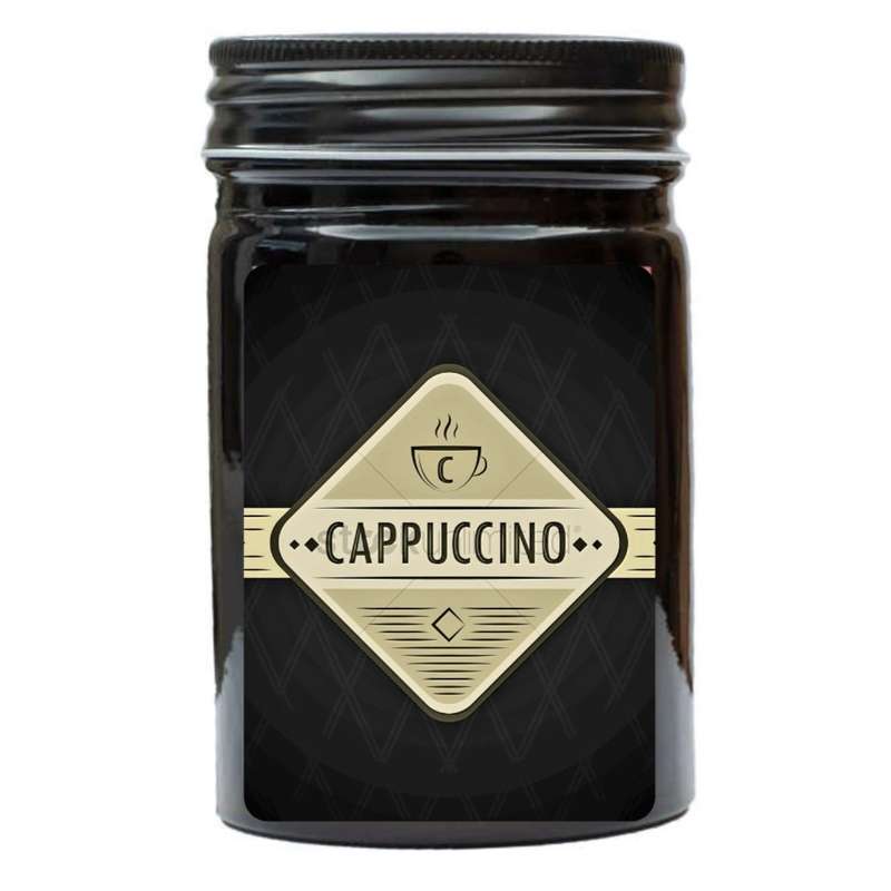 شمع لیوانی مدل کاپوچینو