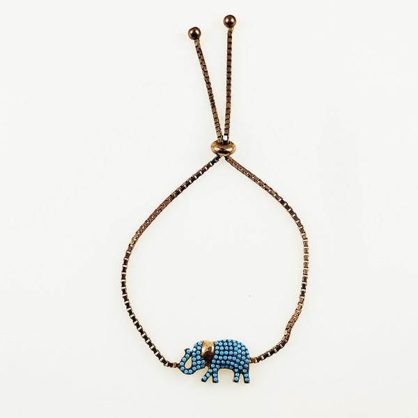 دستبند نقره زنانه سلین کالا مدل فیل کد 25 
