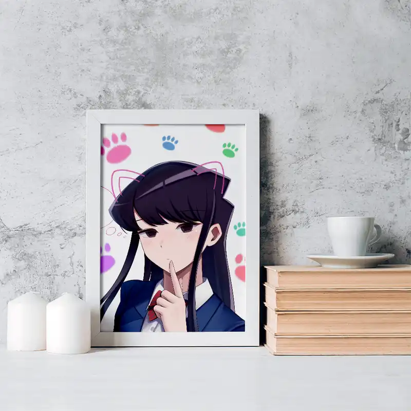 تابلو خندالو مدل انیمه کومی سان کد 16088