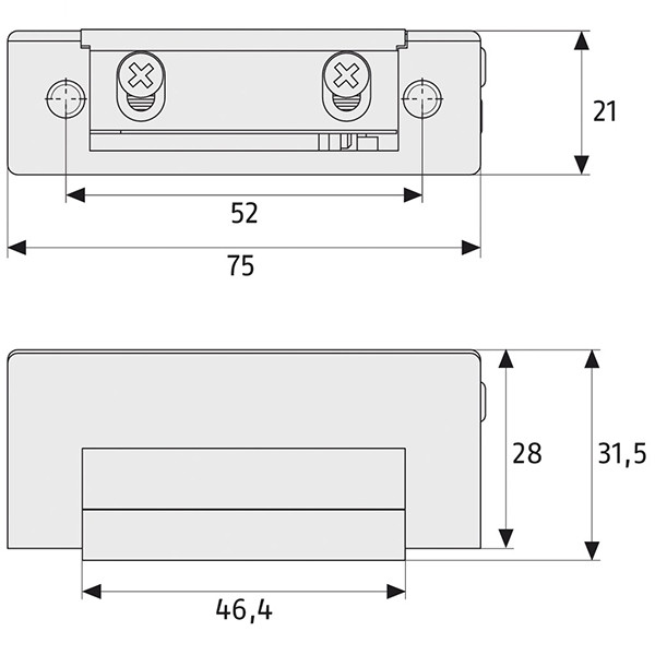 قفل مقابل برقی آبوس مدل ET80
