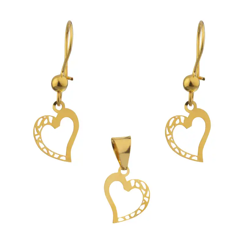 نیم ست طلا 18 عیار زنانه مایا ماهک مدل MS0577