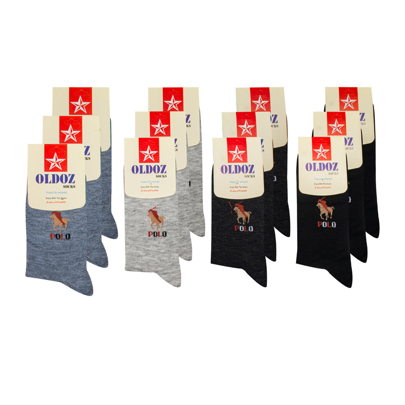 جوراب مردانه مدل 8181 مجموعه 12 عددی