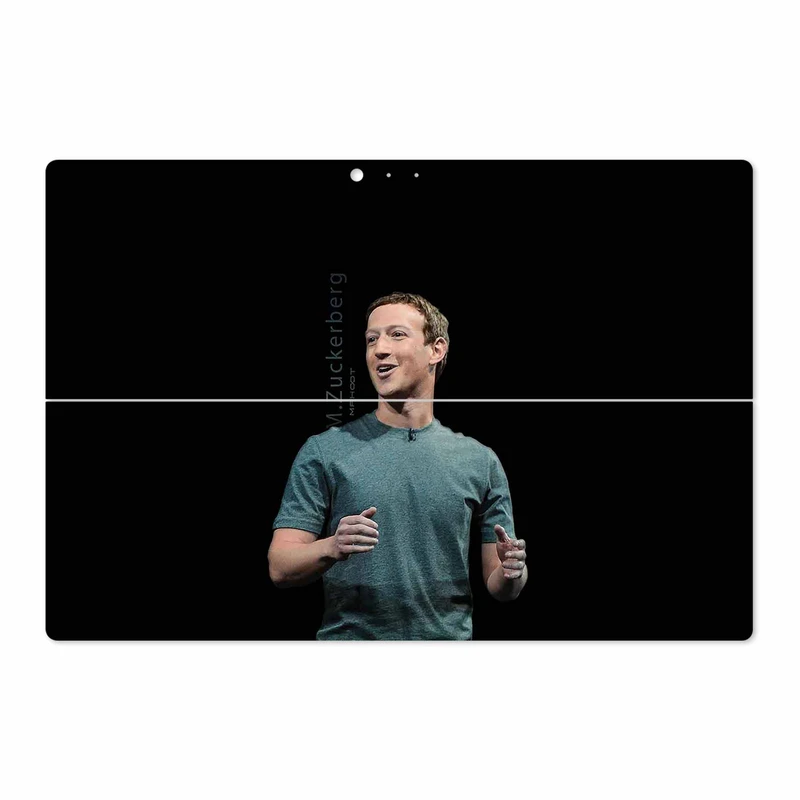 برچسب پوششی ماهوت مدل Mark Zuckerberg مناسب برای تبلت مایکروسافت Surface Pro 3 2014