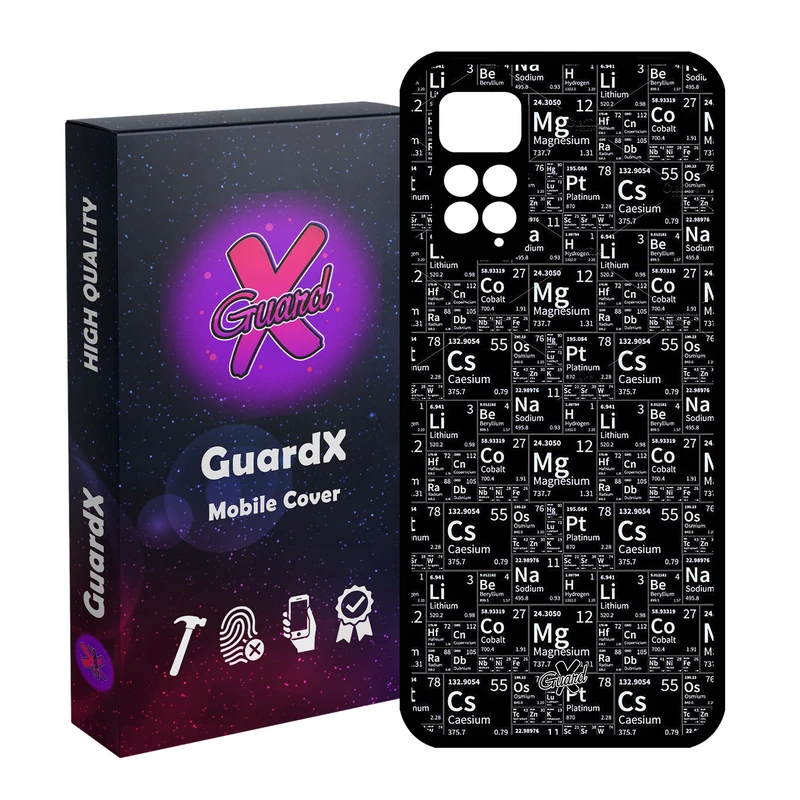 کاور گارد ایکس طرح شیمی مدل Glass10531 مناسب برای گوشی موبایل شیائومی Redmi Note 11 Pro 4G/5G