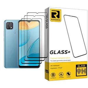Randika Glass MIX003 Screen Protector For Oppo A15 Pack Of 3