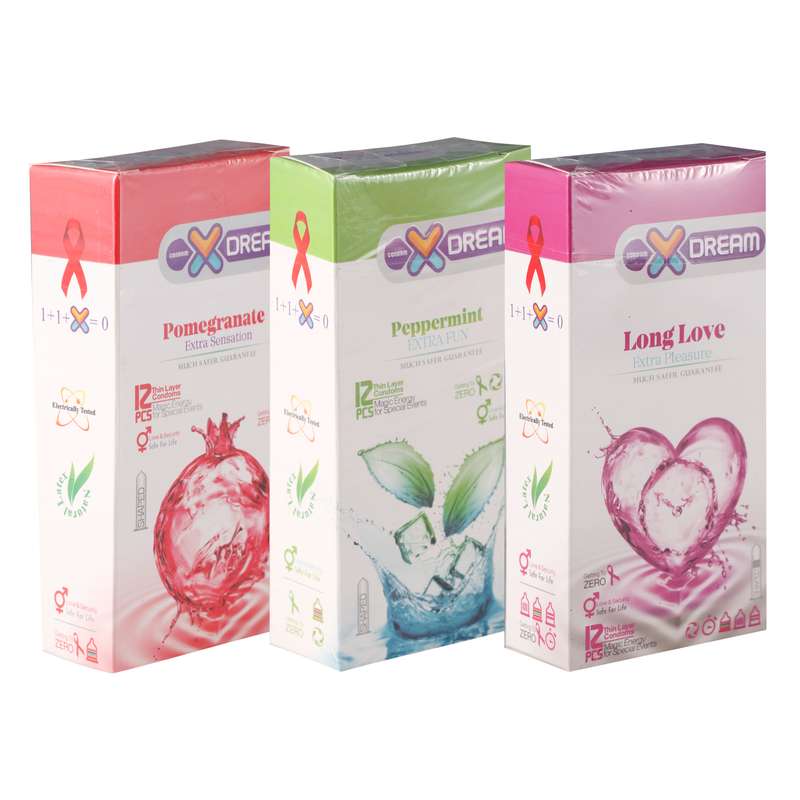 کاندوم ایکس دریم کد X400 مجموعه 3 عددی کاندوم ایکس دریم کد X400 مجموعه 3 عددی