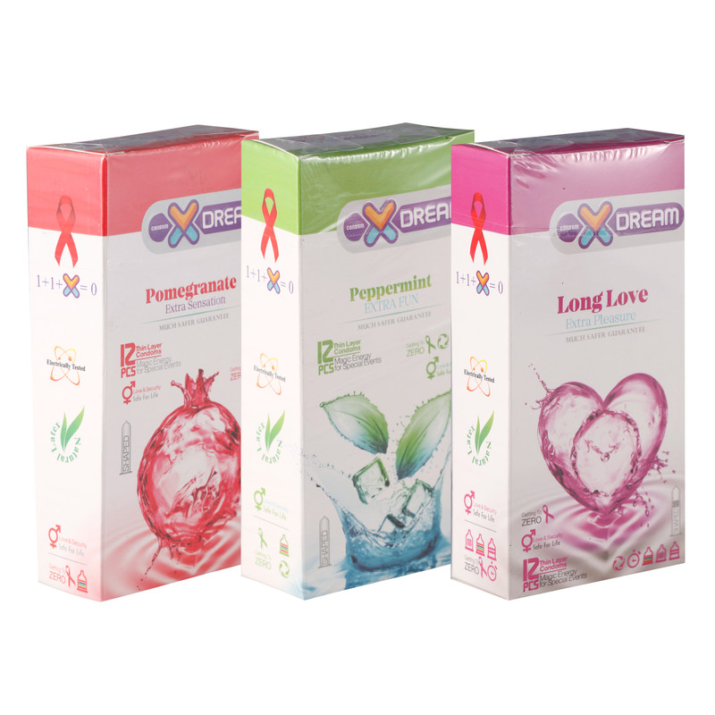 کاندوم ایکس دریم کد X400 مجموعه 3 عددی کاندوم ایکس دریم کد X400 مجموعه 3 عددی