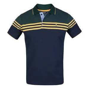 پولوشرت آستین کوتاه مردانه مدل جودون رنگ سرمه ای سبز