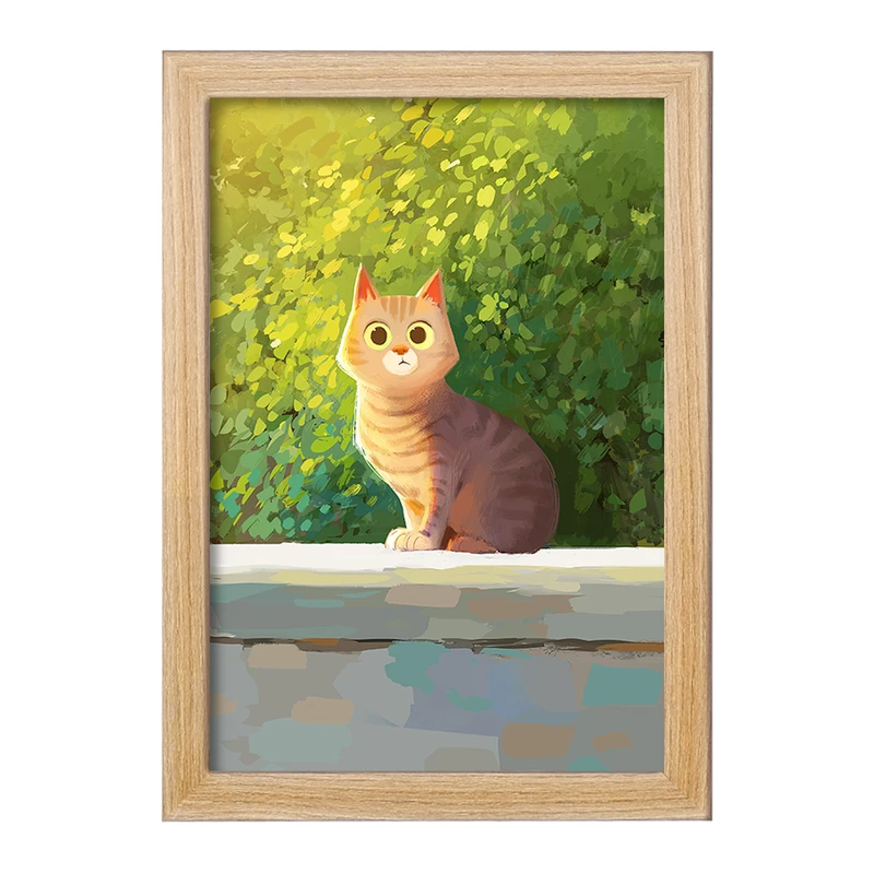 تابلو خندالو مدل گربه (Cat) کد F569