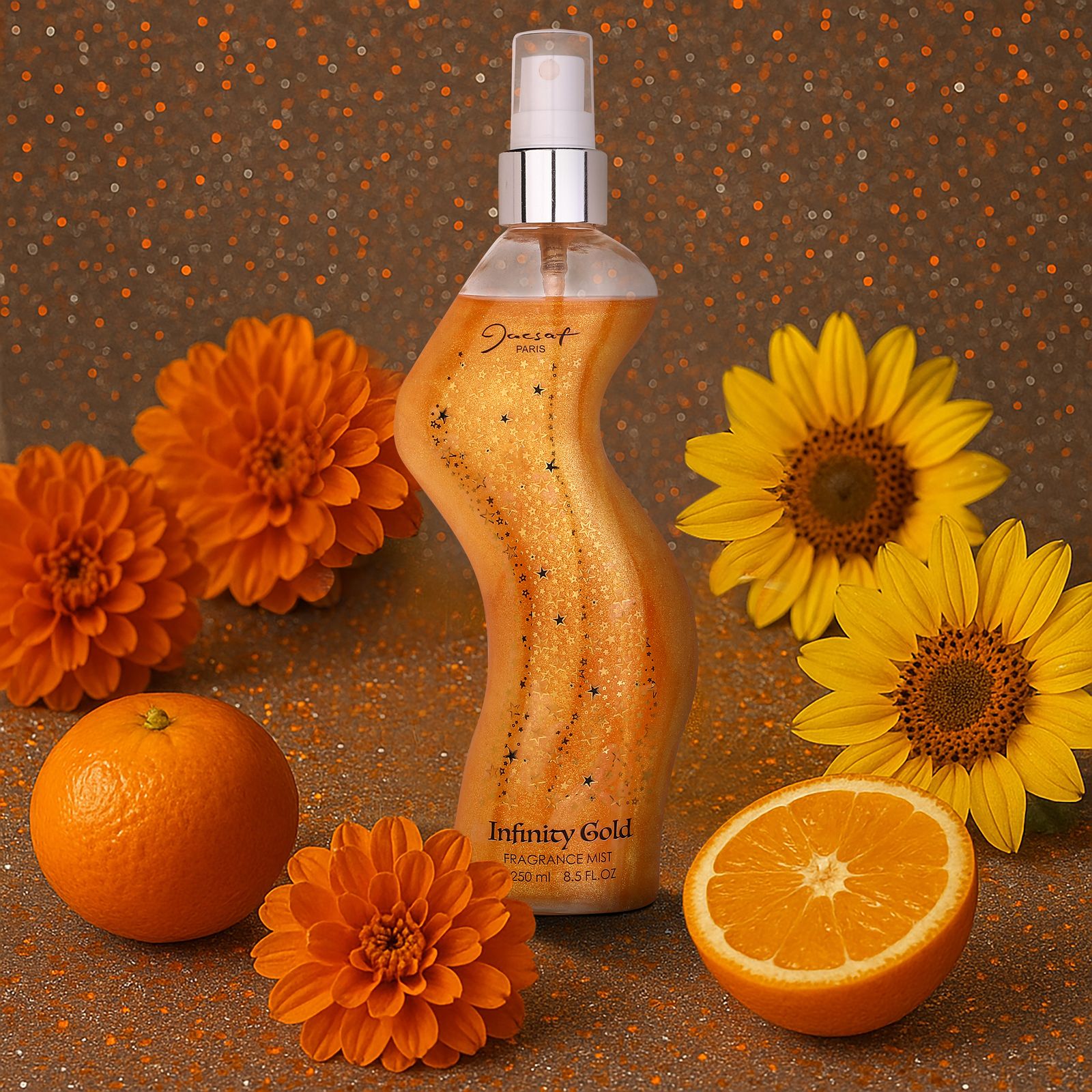 بادی اسپلش زنانه ژک ساف مدل  Infinity Gold حجم 250 میلی لیتر -  - 2