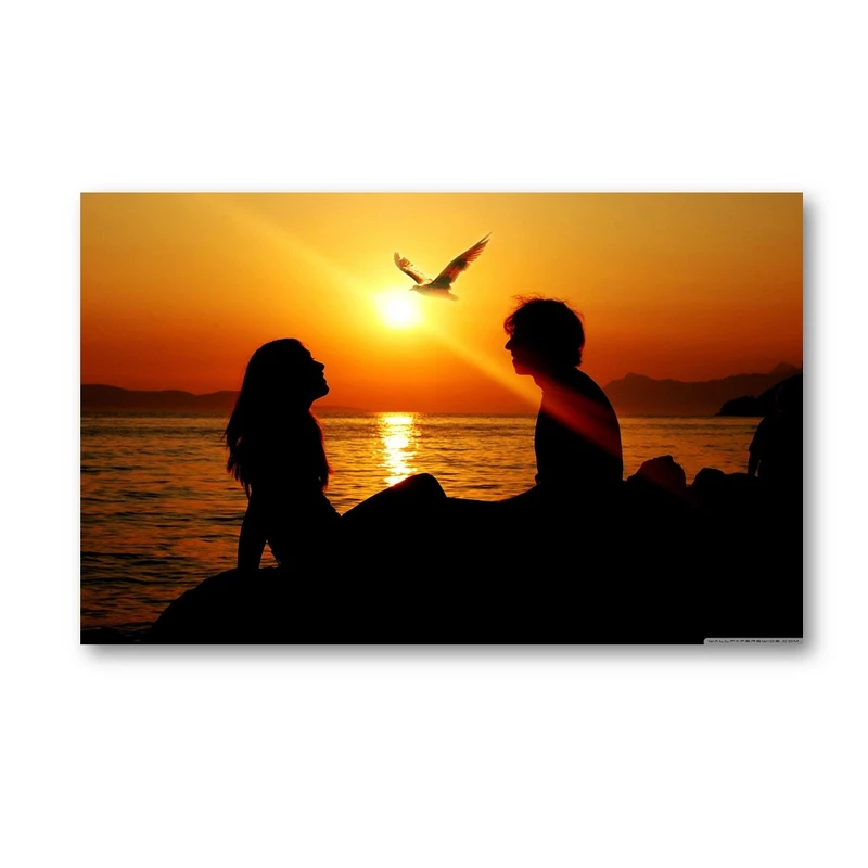 تابلو شاسی مدل عاشقانه طرح غروب