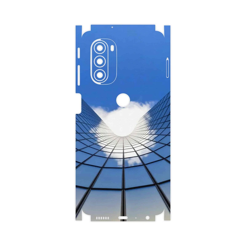 برچسب پوششی ماهوت مدل Glass skyscraper-FullSkin مناسب برای گوشی موبایل موتورولا Moto G51 5G