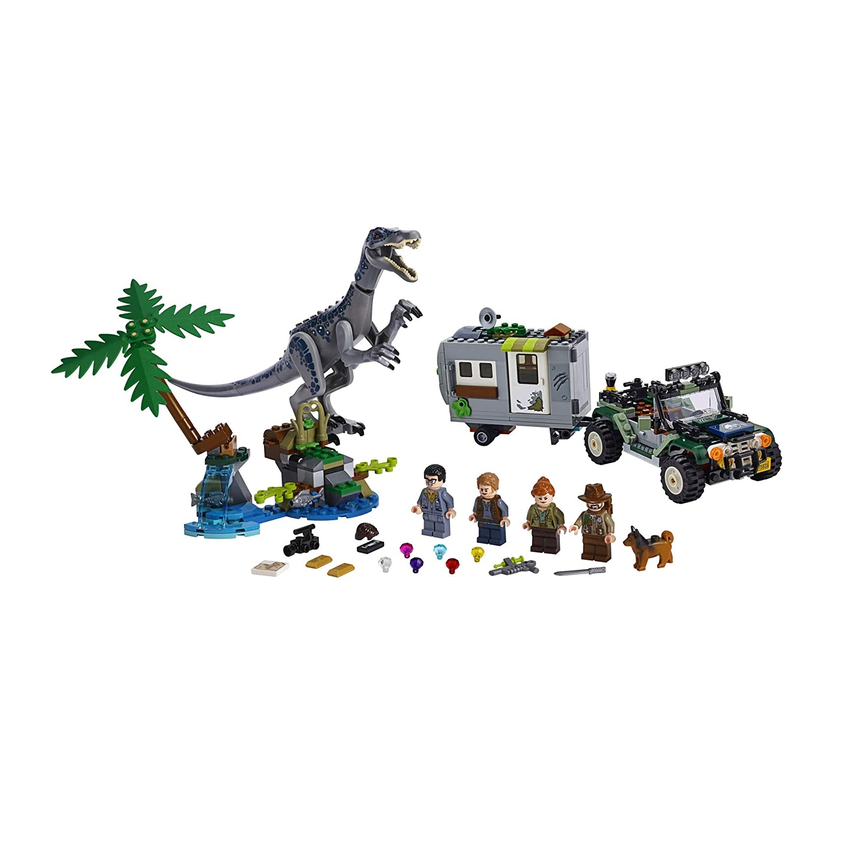 لگو سری Jurassic World مدل 75935 Baryonyx Face-Off