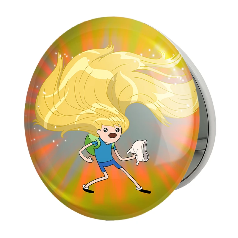 آینه جیبی خندالو طرح فین وقت ماجراجویی Adventure Time مدل تاشو کد 20818 