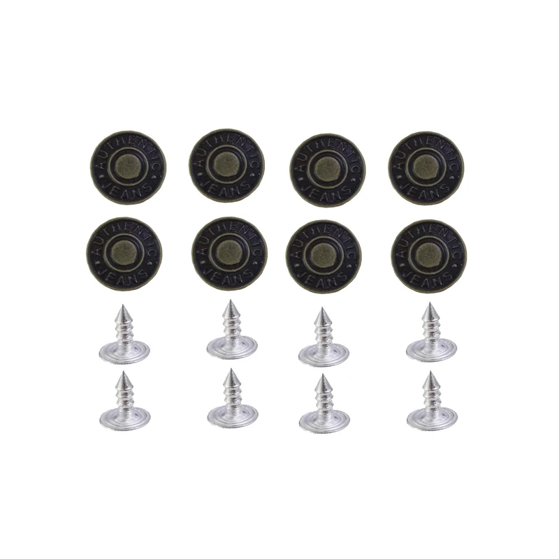 دکمه جین مدل JEAN-19-DARK-8PC بسته 8 عددی