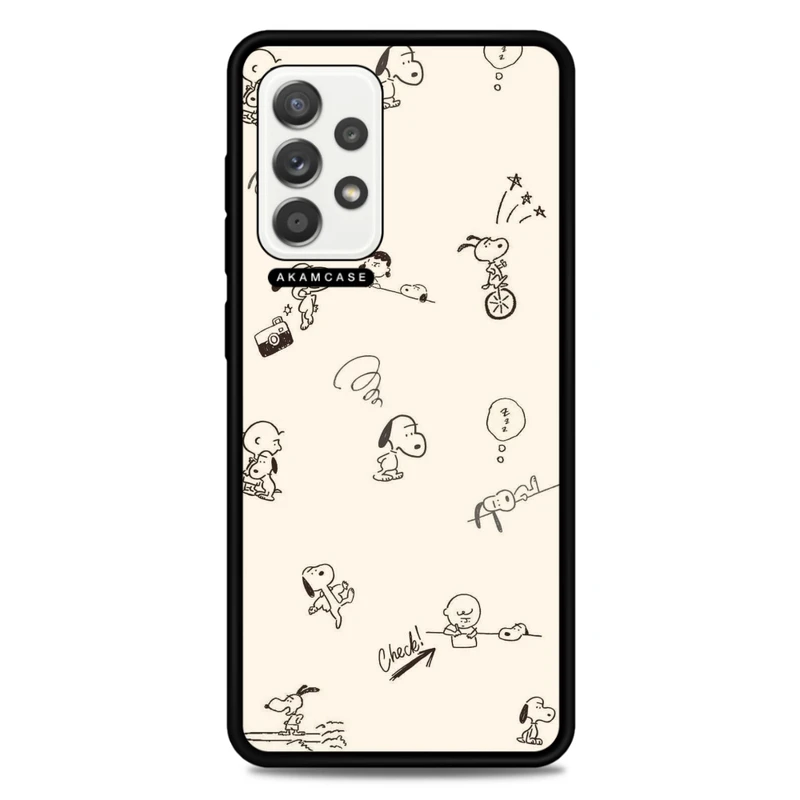 کاور آکام مدل AMC-WSGA52-SNOOPY-44 مناسب برای گوشی موبایل سامسونگ Galaxy A52