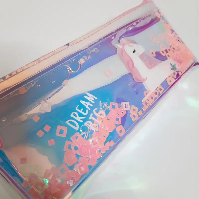 جامدادی طرح یونیکورن مدل آکواریوم کد Unicorn-pk