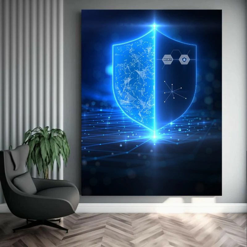 تابلو شاسی طرح قفل مدل الکترونیکی کد BK2044