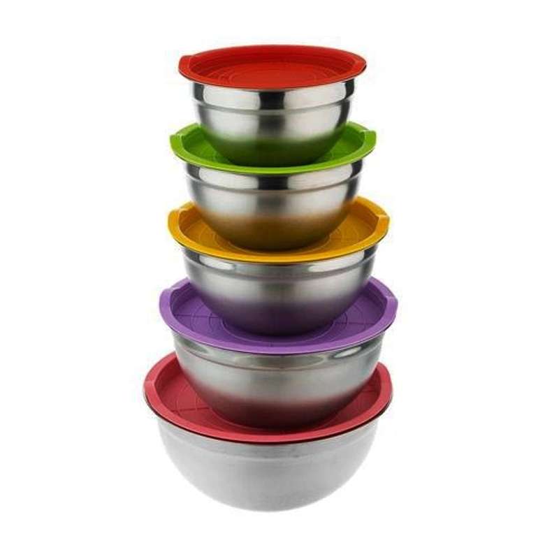 لگن مدل درب دار مجموعه 5 عددی