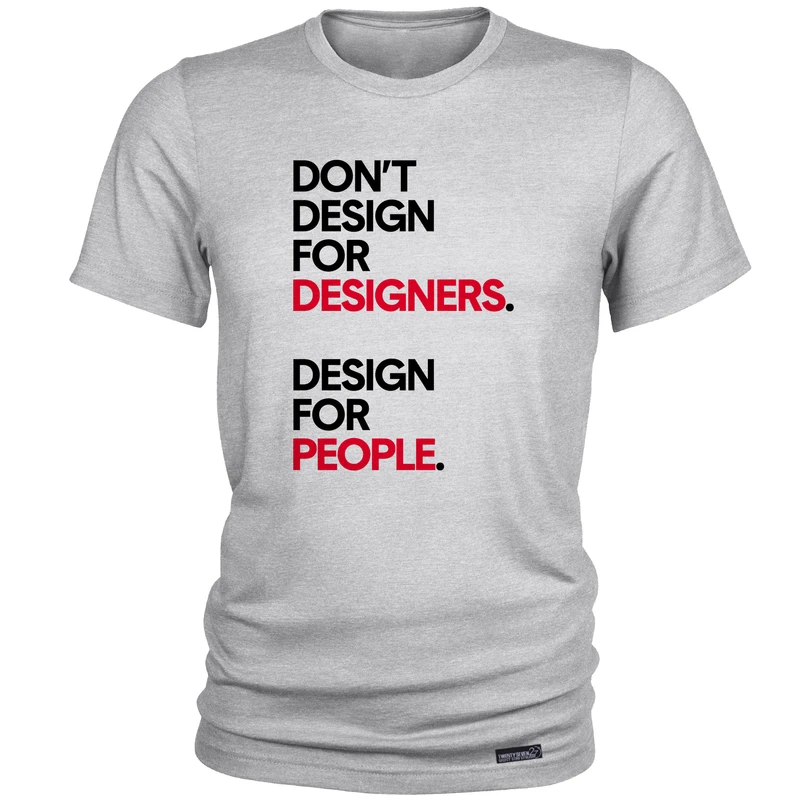 تی شرت آستین کوتاه مردانه 27 مدل Design for People کد MH1573