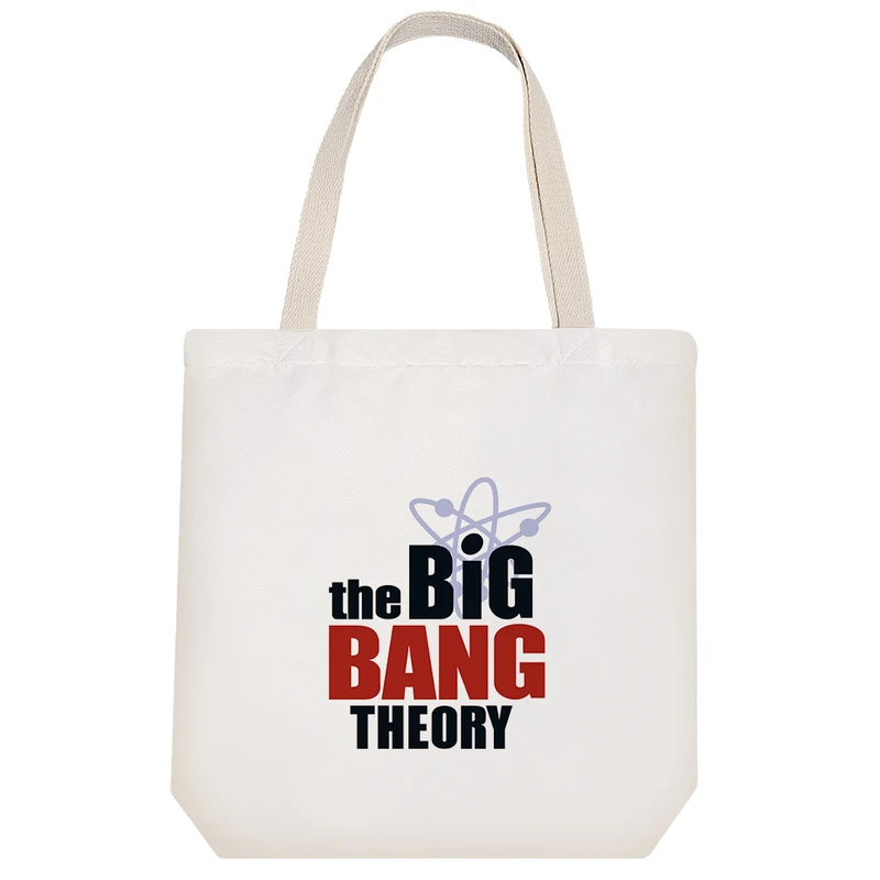 ساک خرید پارچه ای خندالو طرح تئوری بیگ بنگ مدل توت بگ کد 845