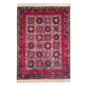 فرش دستباف سه متری طرح خشتی مدل AA114
