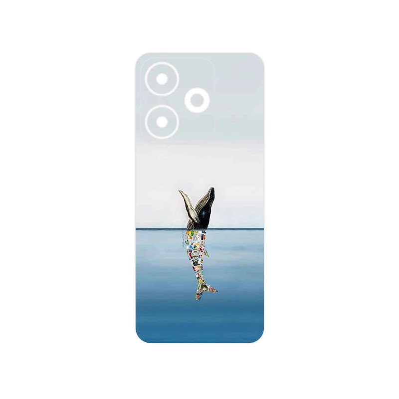 برچسب پوششی ماهوت مدل Collage of Sea Trash مناسب برای گوشی موبایل شیائومی Redmi 13x