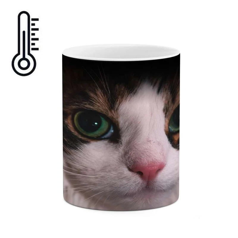 ماگ حرارتی کاکتی مدل گربه کد mgh16747