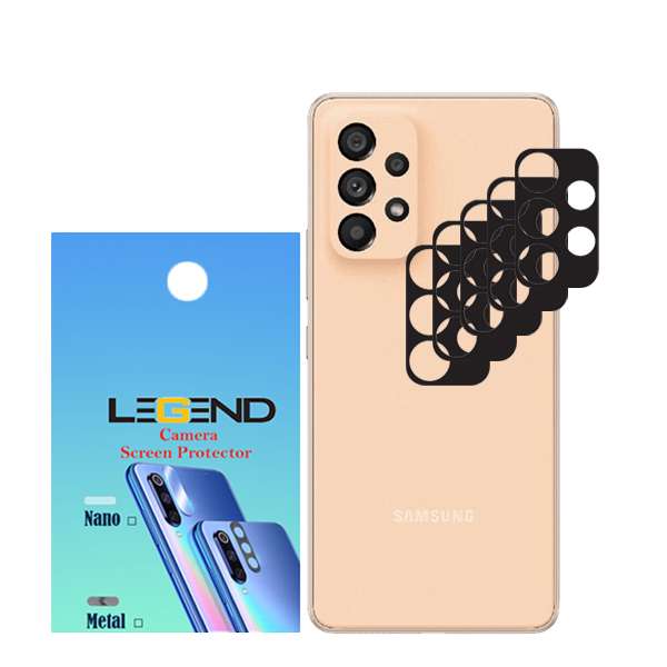 محافظ لنز دوربین مدل LEGEND مناسب برای گوشی موبایل سامسونگ Galaxy A53 5G بسته 5 عددی