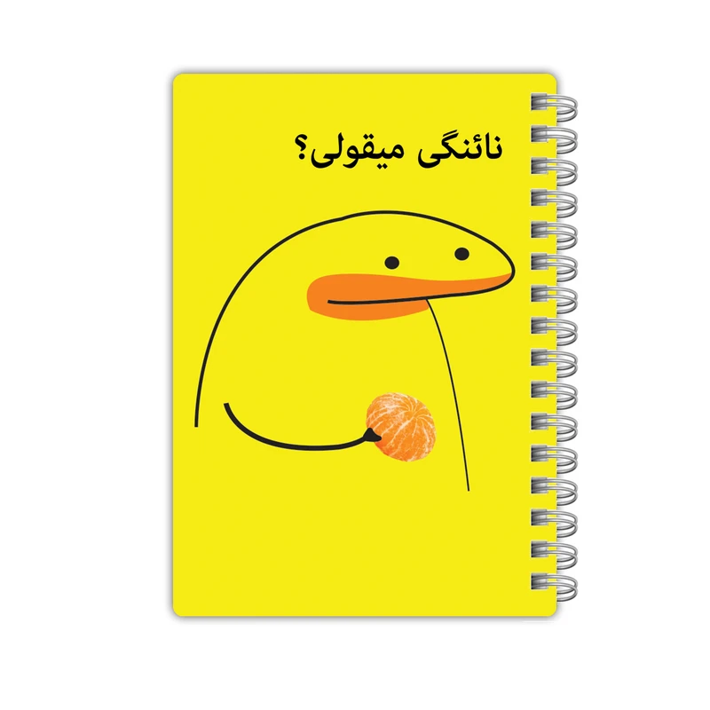دفترچه یادداشت 40 برگ مدل میقولی کد 2405