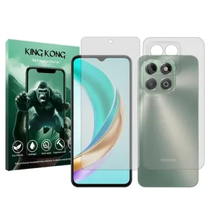 King Kong Tough model transparent screen protector suitable for Honor X6b mobile phone along with the back protector